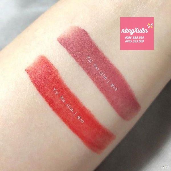 swatch màu ysl the slim 12 và Corail Antinomique là màu gì