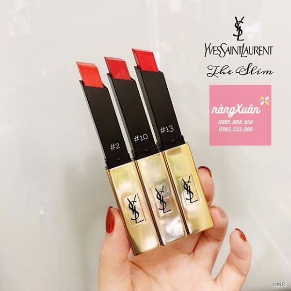 YSL Rouge The SLIM Matte Corail Antinomique là màu gì