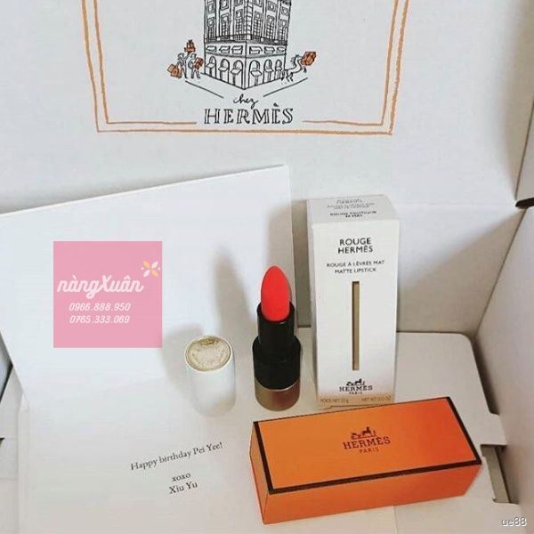 HERMES Rouge Matte Exotique