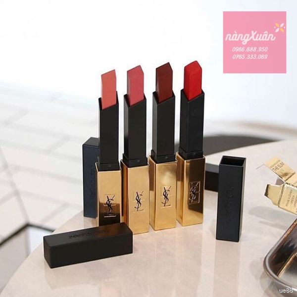 Son YSL The Slim 18 Reverse Red đỏ rượu