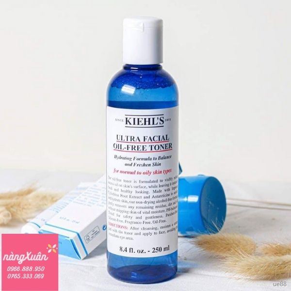 Toner Kiehls Ultra Facial Oil-Free 250ml cho da dầu mụn 