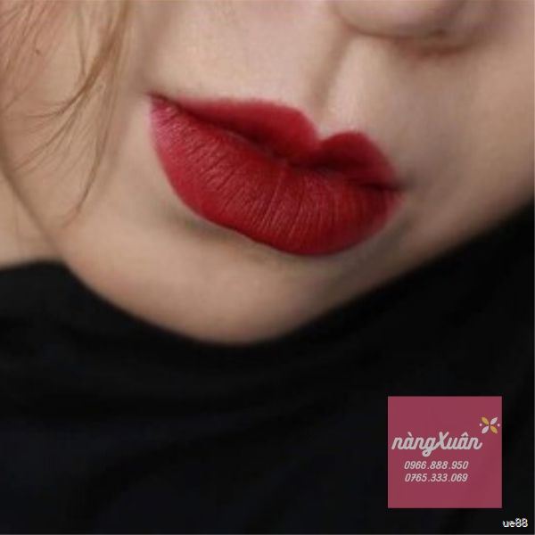 swatch màu đỏ red enigma của ysl rouge slim 