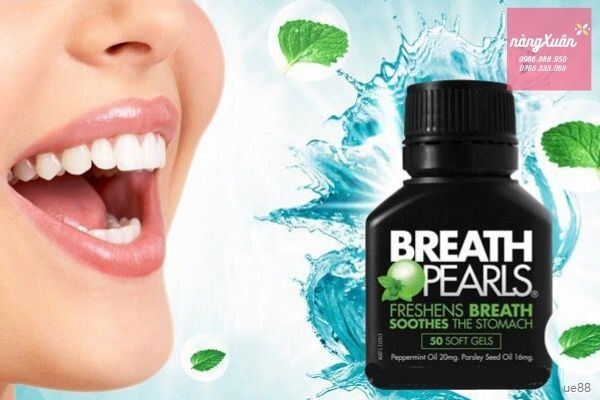 Viên uống điều trị hôi miệng Breath Pearls