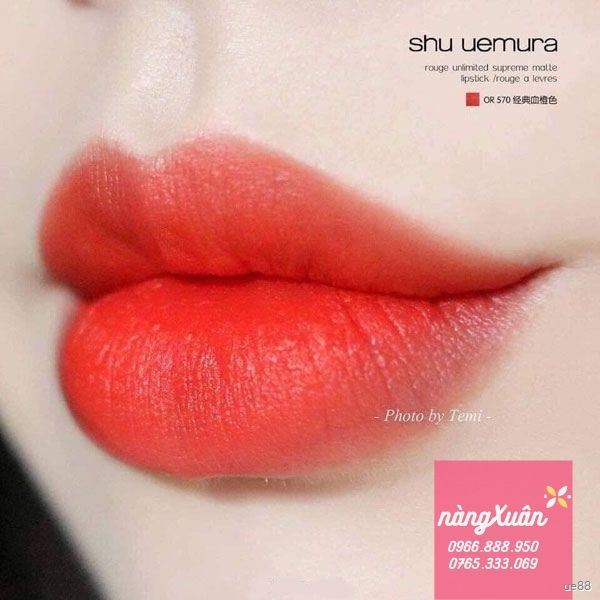 Son Shu Uemura vỏ đen có tại NÀNG XUÂN AUTHENTIC.