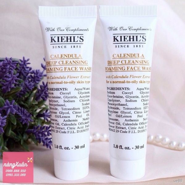 Sữa rửa mặt hoa cúc Kiehl's có tốt không ?