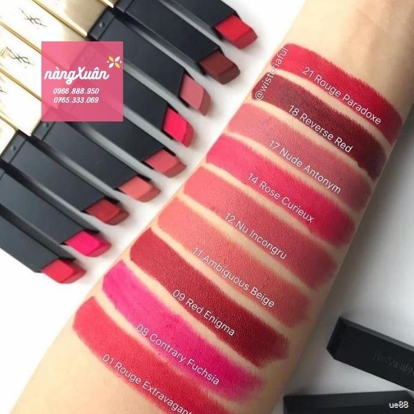 Swatch ysl rouge the slim matte