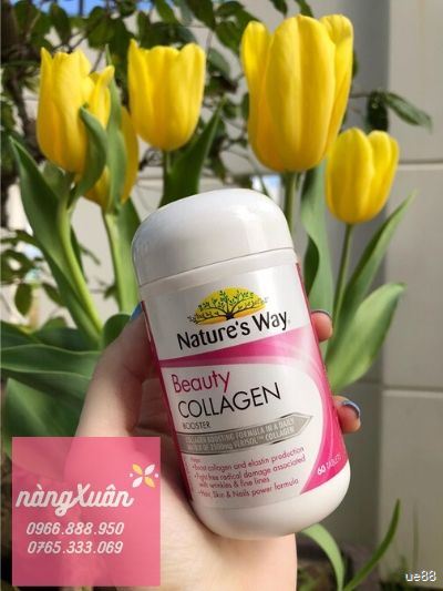 Thực phẩm bổ sung collagen dành cho phái đẹp, Viên uống collagen Nature’s Way