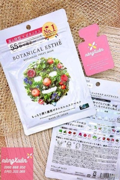 Mặt nạ Botanical Esthe 7in1 Sheet Mask hàng Nhật chính hãng.