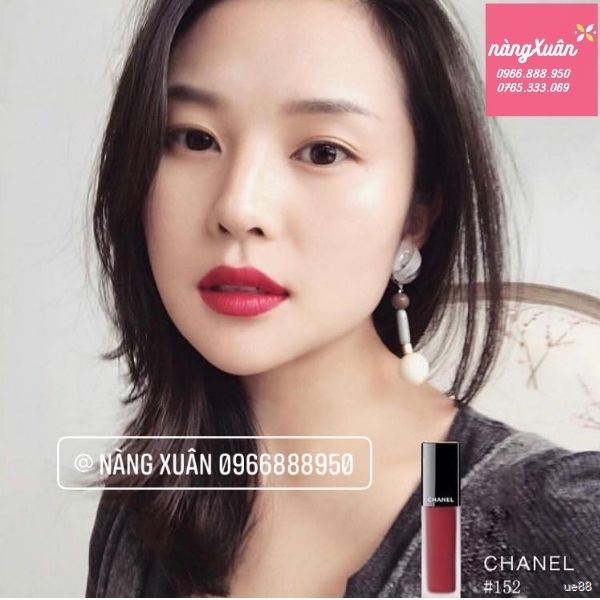 Review son Chanel Rouge Allure Ink 152 màu đỏ thẫm