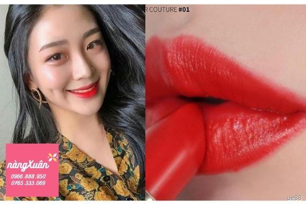 Ảnh Swtach son YSL 01 Le Rouge Đỏ Tươi