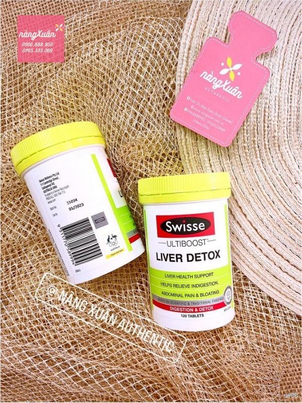 Viên uống bổ gan Liver Detox Swisse