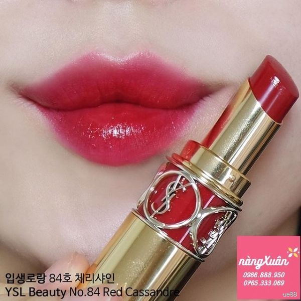 Ảnh swatch son YSL Shine 84