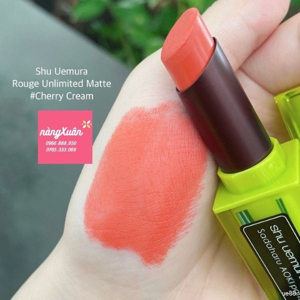 Swatch son shu cherry cream