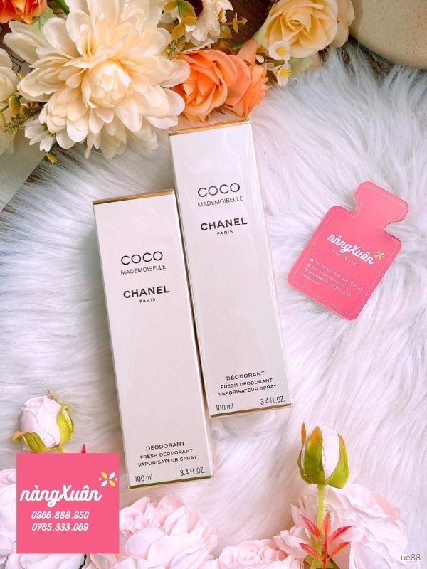 Xịt khử mùi hương nước hoa Chanel Coco Mademoiselle Deodorant Vaporisateur Spray 100ml