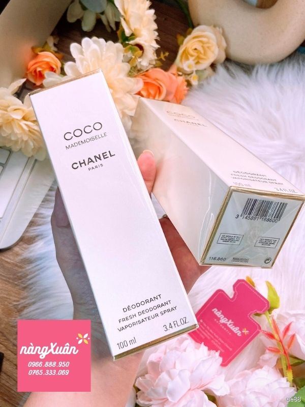 Xịt khử mùi nước hoa Chanel chính hãng Pháp