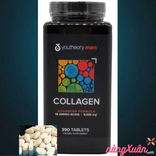 Viên uống collagen cho nam Youtheory Mens Collagen