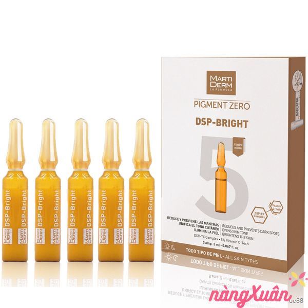 Ampoule MartiDerm Pigment Zero DSP Bright hộp 5 ống