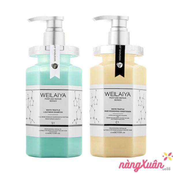 Bộ dầu gội xả phục hồi WEILAIYA Perfum Repair Series White Truffle 450ml x 2 chai