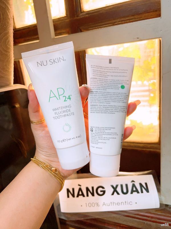 Kem Đánh Răng NU SKIN AP24 Whiterning Fluoride Toothpaste.