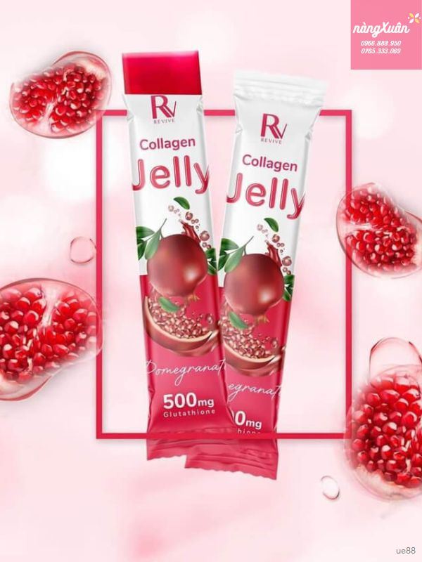 Thạch Lựu Revive Collagen Jelly Thụy Sĩ 100% từ thiên nhiên