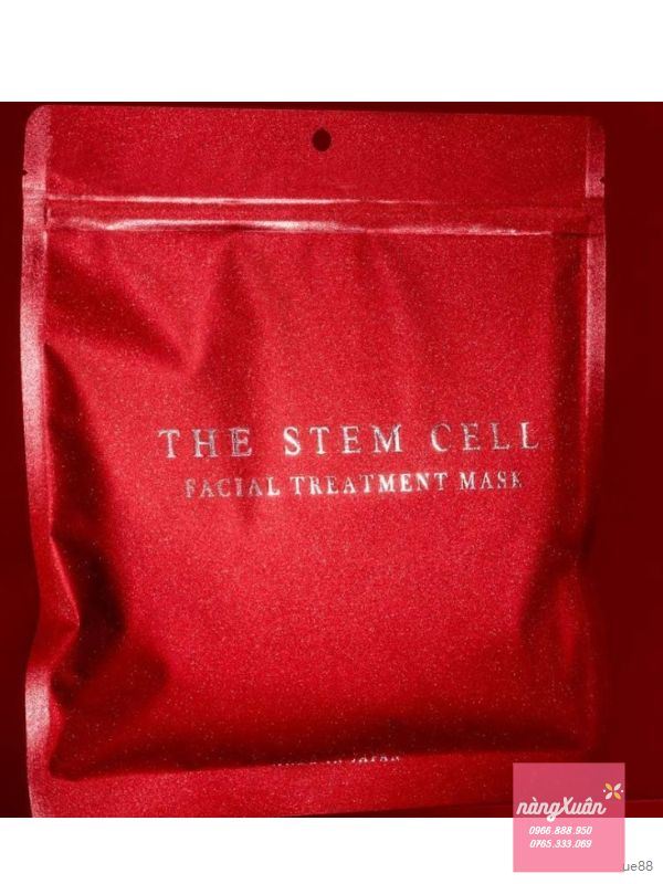 The Stem Cell Facial Treatment Mask màu đỏ