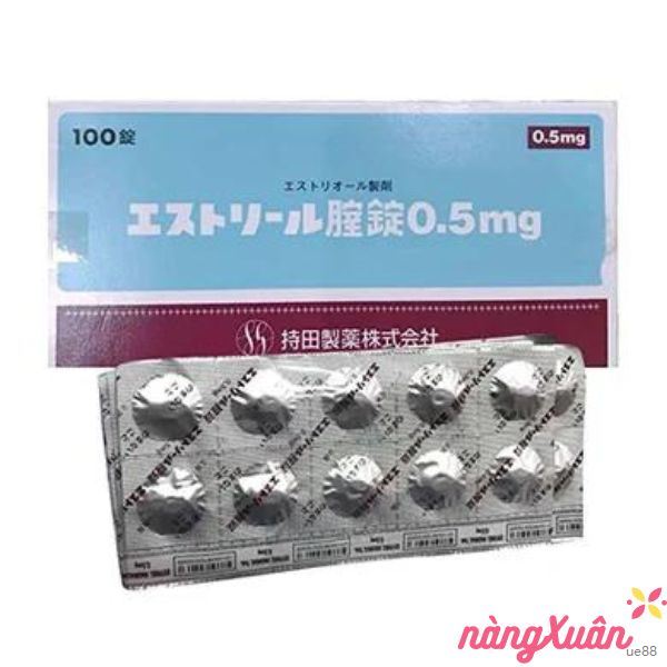 Viên đặt se khít vùng kín ESTORIL 0,5mg 100 viên Nhật Bản