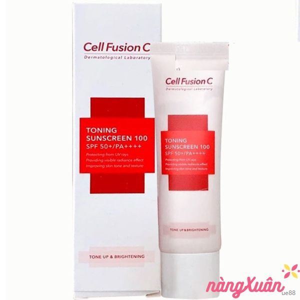 Kem Chống Nắng CELL FUSION C Toning Suncreen 100 SPF50+ PA+++ (Màu Hồng) 50ml Hàn Quốc