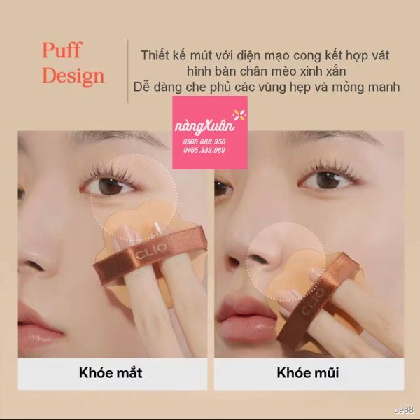 Phấn Nước Clio Kill Cover The New Founwear Cushion SPF 50+ PA+++ (Koshort in Seoul Limited)