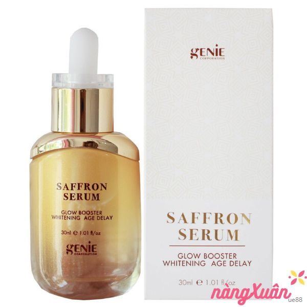 Serum Nhụy Hoa Nghệ Tây Genie Saffron Serum Glow Booster Whitening Age Delay