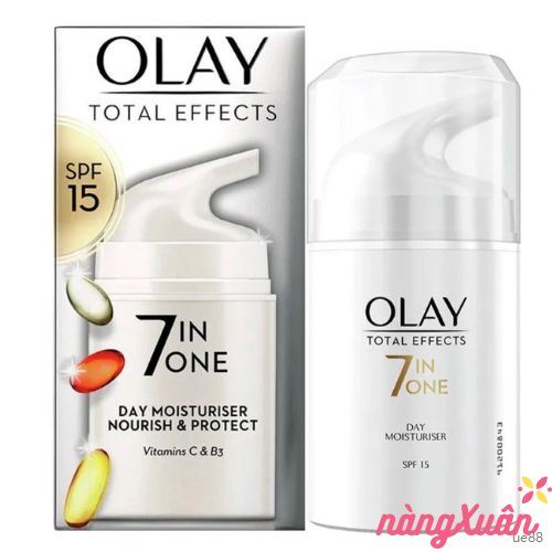 Kem Dưỡng Ngày OLAY Total Effects 7 in One Day Moisturiser Nourish Protect SPF 15 50ml