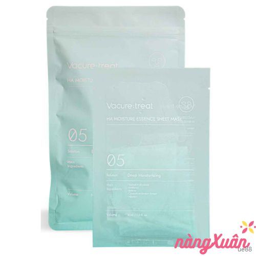 Mặt Nạ Vacuretreat HA Moisture Essence Sheet Mask 5 miếng