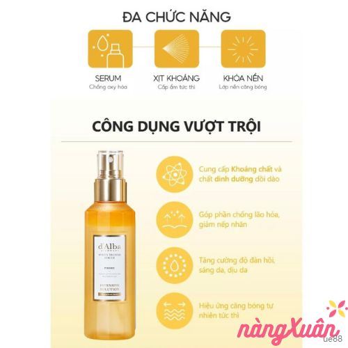 Tinh chất xịt dưỡng d'Alba White Truffle Prime Intensive Serum 50ml