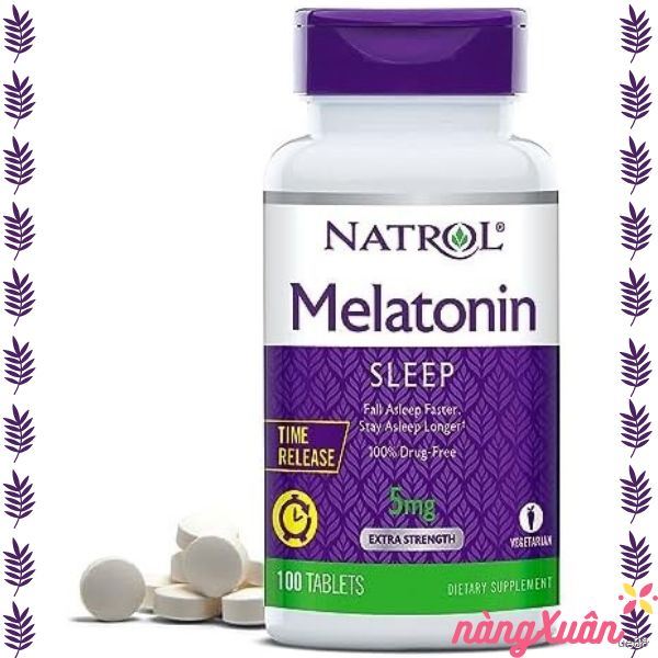 Viên Uống Ngủ Ngon NATROL Melatonin Sleep 5mg