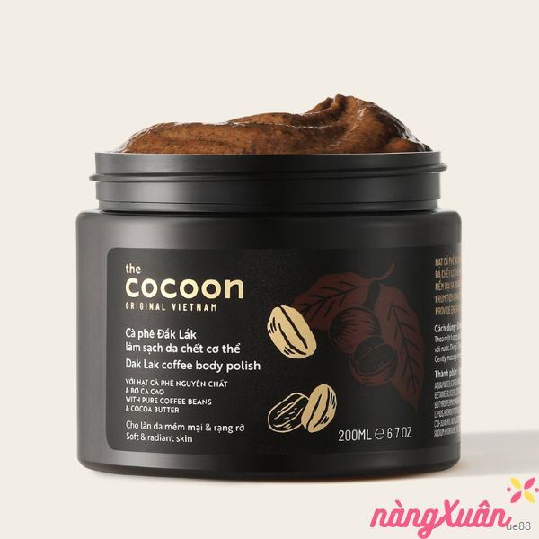 Tẩy Da Chết Cơ Thể COCOON Cà phê Đắk Lắk 200ml