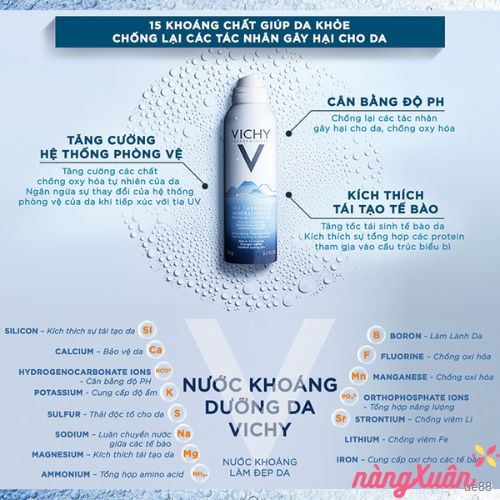 Xịt khoáng dưỡng da Vichy