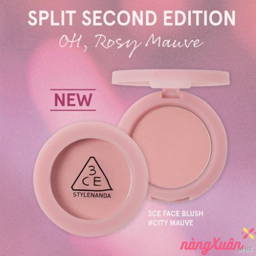 Phấn Má 3CE Face Blush CITY MAUVE