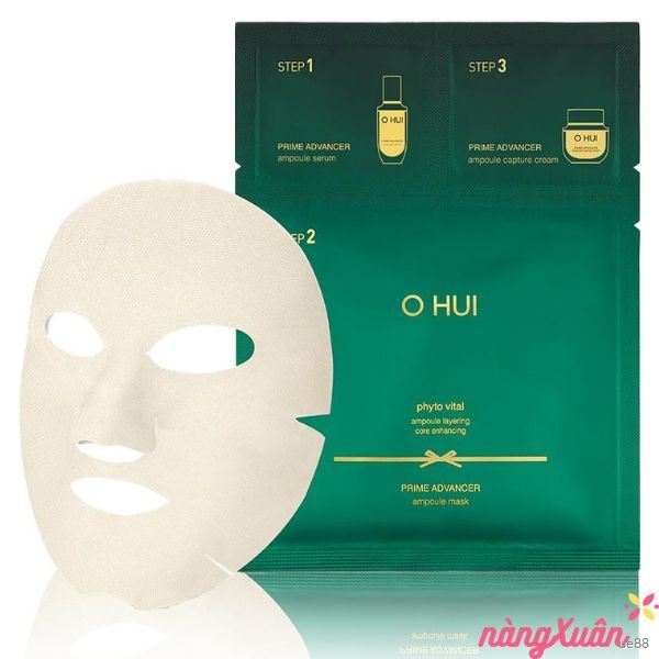 Mặt nạ 3 bước ngăn ngừa nếp nhăn sớm OHUI Prime Advancer 3-Step Mask